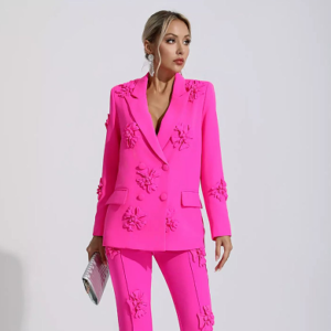 Pink Blazer Suit
