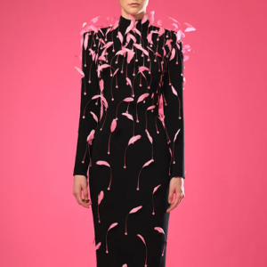 Famah feathers dress
