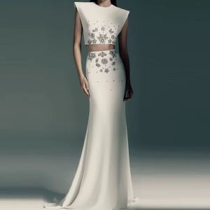 Mil two piece skirt set